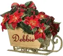 CHRISTMAS SLEIGH: DEBBIE