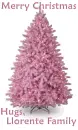 PINK CHRISTMAS TREE: LLORENTE FAMILY