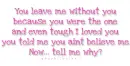Leave
