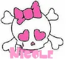 emo skull nicole