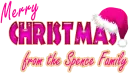 Pink merry Christmas from the Spence Family