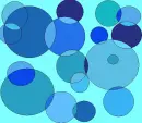 Blue circles