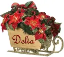 CHRISTMAS SLEIGH: DELIA