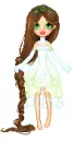 Brunette Rapunzel