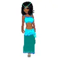 African American Bellydancer