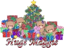 Christmas Hugs- Maggie