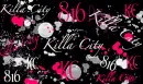 pink splatter