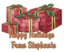 Happy Holidays~Stephanie