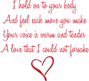 A love that I could not forsake