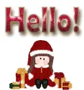 Hello- Santa girl