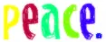 Colorful peace