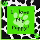 I love my puppy