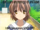 I don't care anymore
