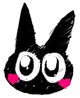 black bunny
