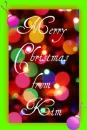 Merry Christmas from Kim