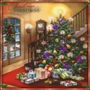 cute christmas tree glitter graphics