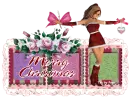 Chrissy Butterfly Lady Santa - Merry Christmas, Roni