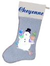 Cheyenne Snowman Stocking