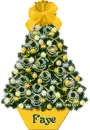 Xmas Tree Yellow - Faye