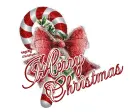 Merry Christmas candy cane