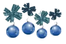 Blue ornaments