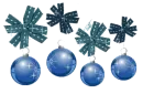 Blue ornaments