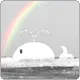 Rainbow and whale - cyworld