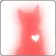 Cat with heart - cyworld