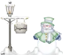 Green snowman- Jazzmine