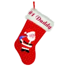#1 Daddy Santa Stocking