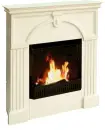 WHITE FIREPLACE