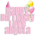 girl birthday love angela