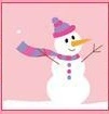 pink snowman