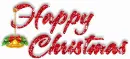 happy christmas bell