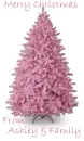 PINK CHRISTMAS TREE: ASHLEY