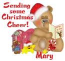 Christmas Cheer Teddy, Mary