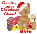 Christmas Cheer Teddy, Mickie