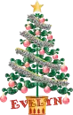 Tinsel tree, Evelyn