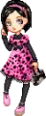 cute pixel girl