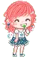 cute pixel girl