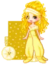 cute pixel girl