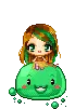 cute pixel girl