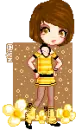 cute pixel girl