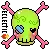colorfull skull