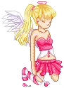 cute pink girl