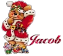 Christmas Santa Bear - Jacob