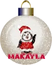 penguin with name Makayla