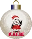 penguin with name Kalie