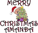 Merry Christmas- Amanda