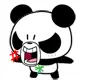 angry panda